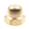 Prime-Line Cap Nut, #10-24, Brass, Brass, 10 PK 9077237 - alternate 1